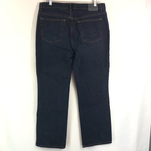 Calvin Klein Bootcut Dark Wash Jeans Size 12 - Picture 2 of 6